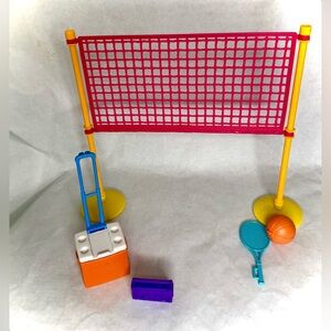 Colorful Barbie Malibu Volleyball Set